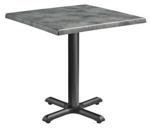 Fernie 70cm Wooden Square Bistro Table In Cement