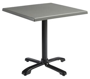 Fernie 80cm Wooden Flip Top Square Bistro Table In Grey