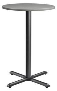 Fernie 70cm Wooden Round Bar Table In Grey