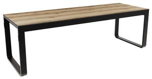 Fayette Wooden Extending Dining Table In Black