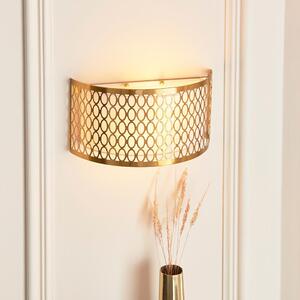 Carlisle Metal Wall Light In Gold