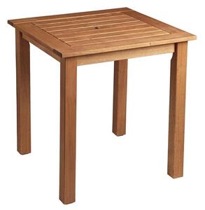 Marietta Outdoor Wooden Square Dining Table In Natural