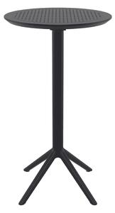Shipley 60cm Polypropylene Bar Table In Black