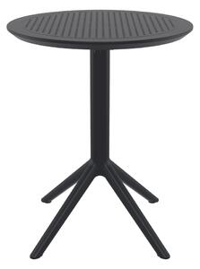 Shipley 60cm Polypropylene Outdoor Dining Table In Black
