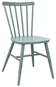 Selden Outdoor Aluminium Side Chairs In Retro Light Blue