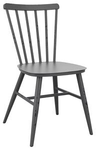 Selden Outdoor Aluminium Side Chairs In Retro Dark Grey