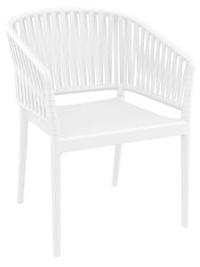 Penwell Polypropylene Outdoor Armchair In White
