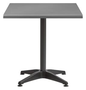 Fernie 70cm Grey Wooden Bistro Table With Black Base
