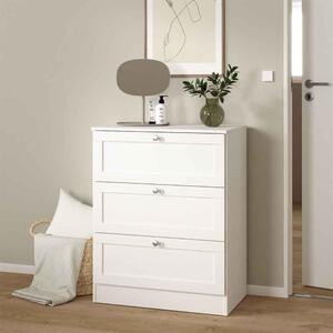 Bensalem Wooden Chest Of 3 Drawers In White