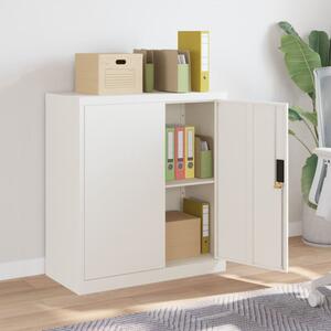 Schriever Steel Office Filing Cabinet In White