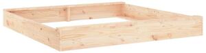 Ivins 160cm Wooden Square Kids Sandbox - Natural