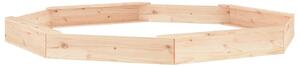 Ivins 232cm Wooden Octagon Kids Sandbox - Natural