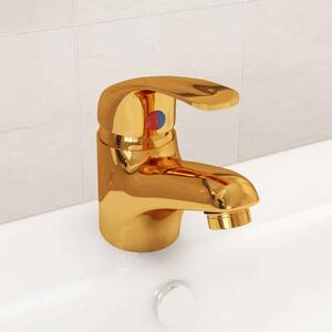 Absecon Basin Mixer Tap - Gold