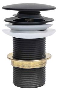 Abbotsford Un-Slotted Pop-Up Basin Waste - Black