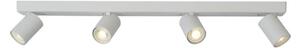 Moon 4 Lights Steel Bar Spotlight In White