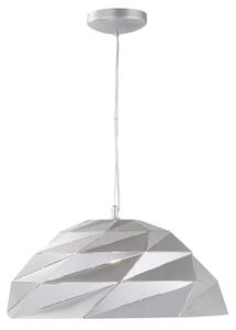 Origami Dome Pendant Ceiling Light In Metallic Silver