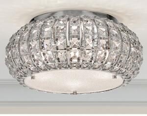 Marylin Wall Hung 4 Ceiling Light In Chrome With Crystal Glass