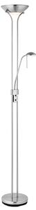 Reading Mother And Child Task Floor Lamp In Satin Chrome