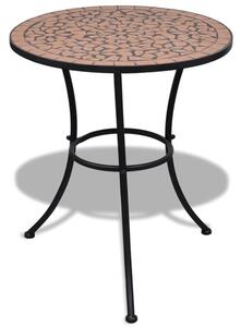 Barkla Mosaic Bistro Table In Terracotta