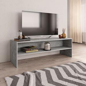 Orya Wooden TV Stand With Undershelf In Concrete Effect