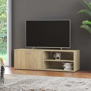 Kaavia Wooden TV Stand With 1 Flap Door In Sonoma Oak