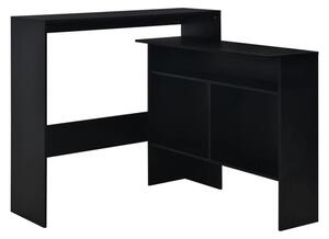 Winnie Wooden Bar Table With 2 Table Tops In Black