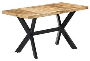 Cevis Medium Rough Mango Wood Dining Table In Natural