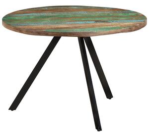 Katet Round Solid Reclaimed Wood Dining Table In Multi-Colour