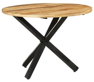 Bevis Round Small Mango Wood Dining Table In Natural