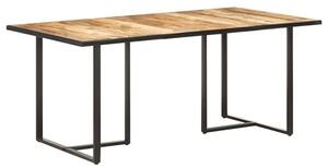 Hewez Large Rough Mango Wood Dining Table In Natural