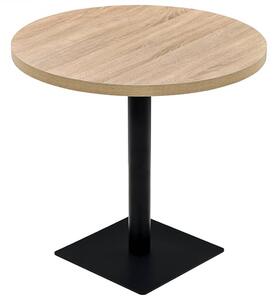 Causer Round Wooden Bistro Table In Oak