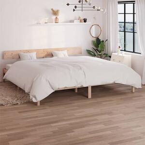 Chavez Solid Pinewood Super King Size Bed In Natural
