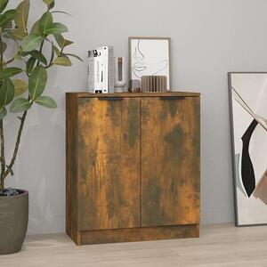 Leslie Wooden Sideboard With 2 Doors In Smoked Oak