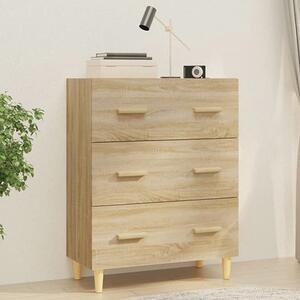 Pirro Wooden Chest Of 3 Drawers In Sonoma Oak