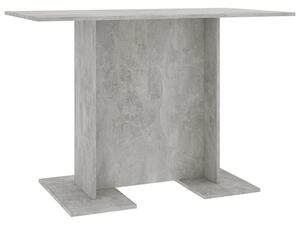 Alayka Rectangular Wooden Dining Table In Concrete Effect