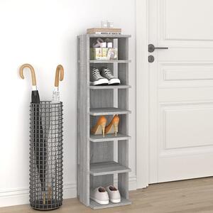 Balta Shoe Storage Rack With 6 Shelves In Grey Sonoma Oak