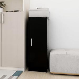 Airell Wooden Shoe Storage Cabinet With 6 Shelves In Black