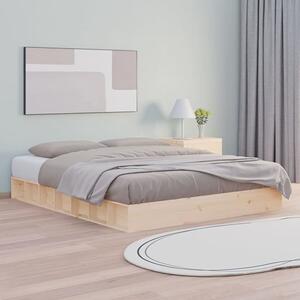 Salus Solid Pinewood Super King Size Bed In Natural