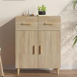 Cartier Wooden Sideboard With 2 Doors 2 Drawers In Sonoma Oak