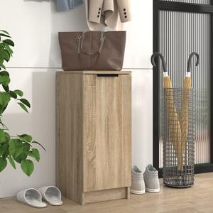 Betsi Wooden Shoe Storage Cabinet With 1 Door In Sonoma Oak