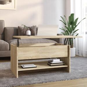 Engin Lift-Up Wooden Coffee Table In Sonoma Oak