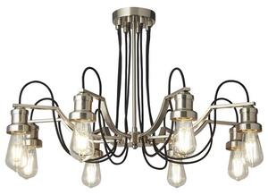 Olivia 8 Lights Pendant Light In Satin Silver