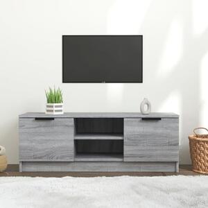 Greco Wooden TV Stand With 2 Doors In Grey Sonoma Oak