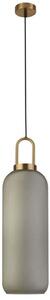 Pipette Acid Glass Ceiling Pendant Light In Brass