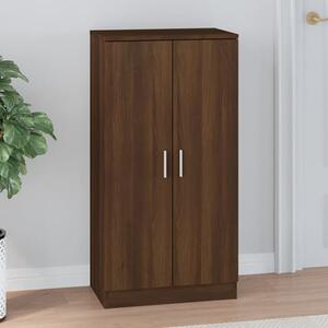Oraibi Wooden Shoe Storage Cabinet With 2 Doors In Brown Oak