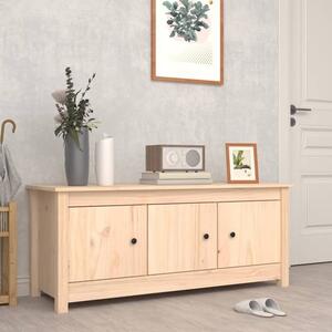 Concord Pinewood Shoe Storage Bench With 3 Doors In Natural