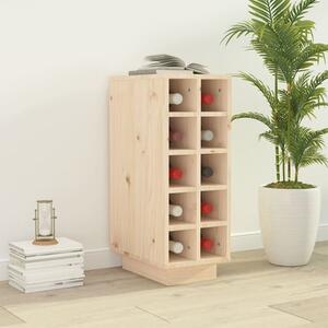 Newkirk Pine Wood Wine Rack With 10 Shelves In Natural