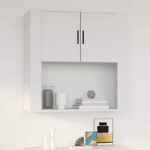 Sarnia Wooden Wall Storage Cabinet With 2 Doors In White