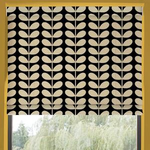 Orla Kiely Solid Stem Made to Measure Roman Blind Black