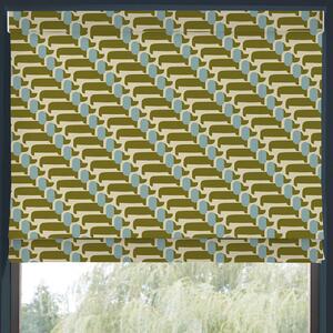 Orla Kiely Dog Show Made to Measure Roman Blind Seagrass